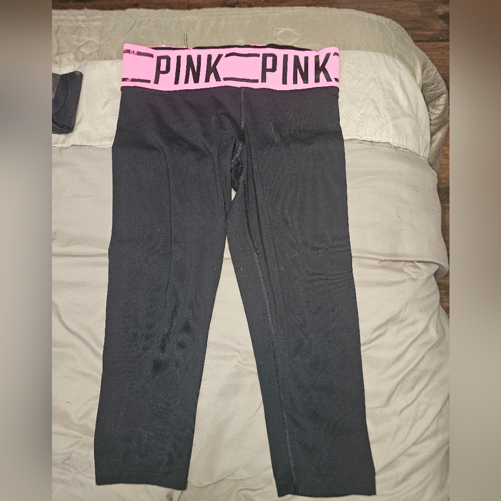 Pink Capri Leggings